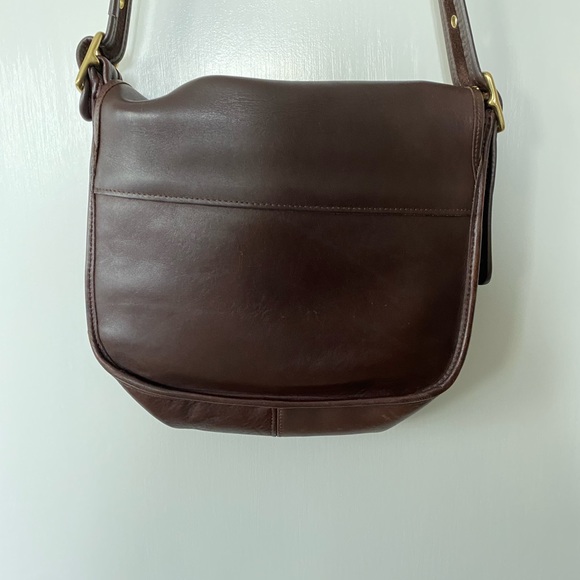Vintage 90s Coach saddle bag - Picture 4 of 5